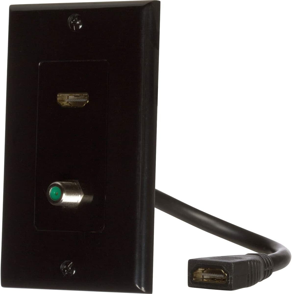 Buyer s Point HDMI Pigtail 3GHz Coax Wall Plate