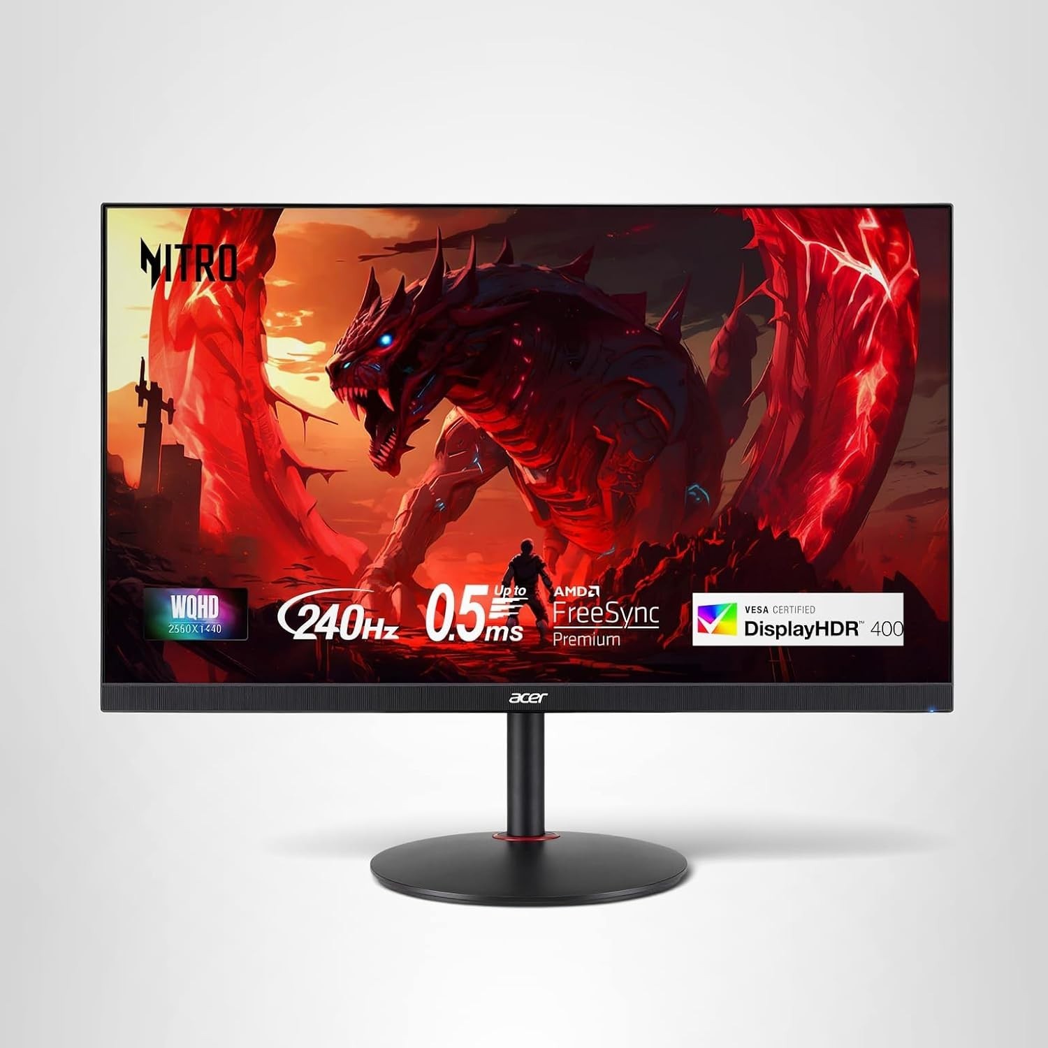 Acer Nitro 27 wqhd 2560 x 1440 240hz Gaming Monitor