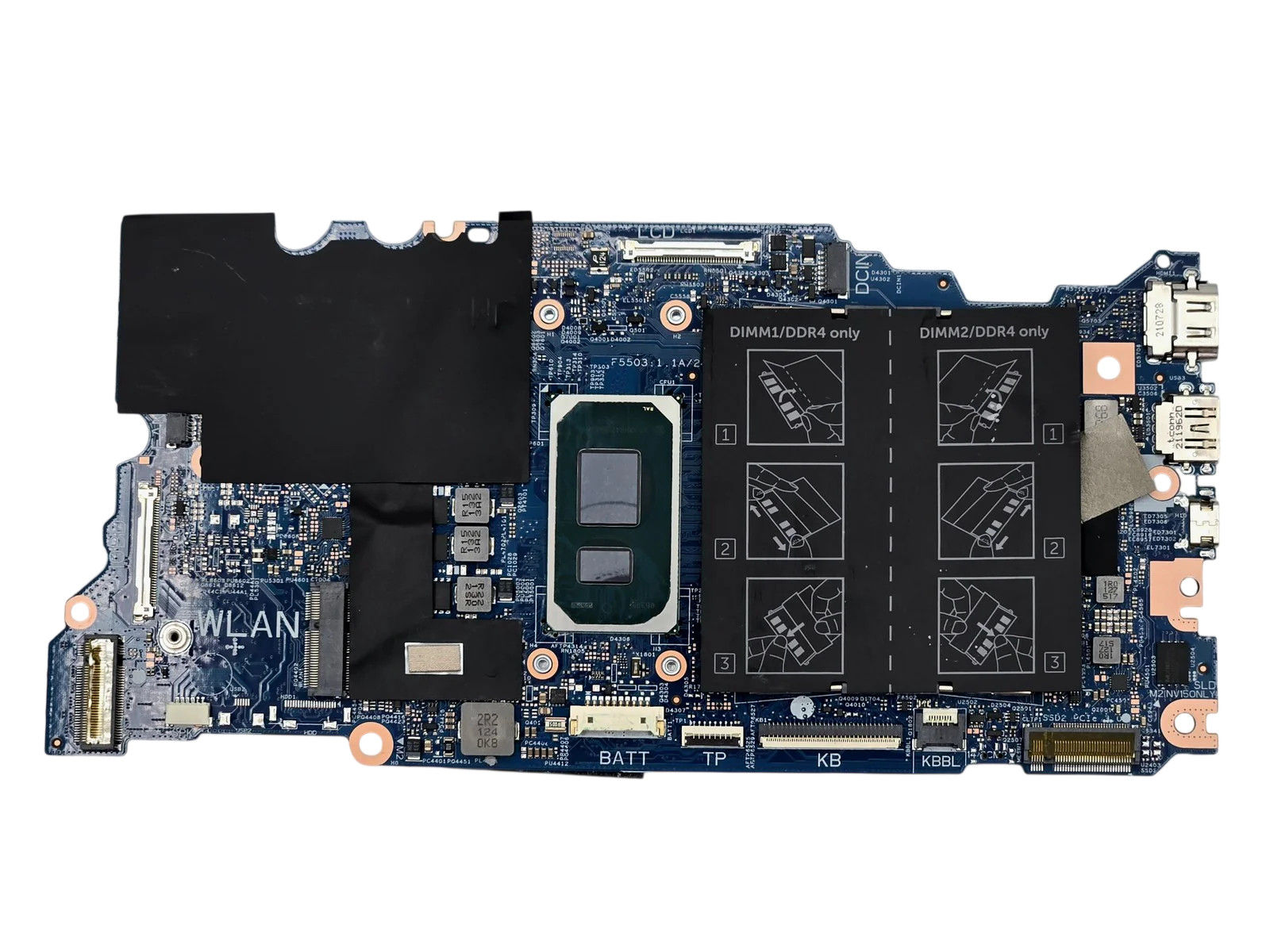 Dell Inspiron 15 5510 5518 5410 Core i5-11320H 3.20GHz DDR4 Motherboard 6KTVX