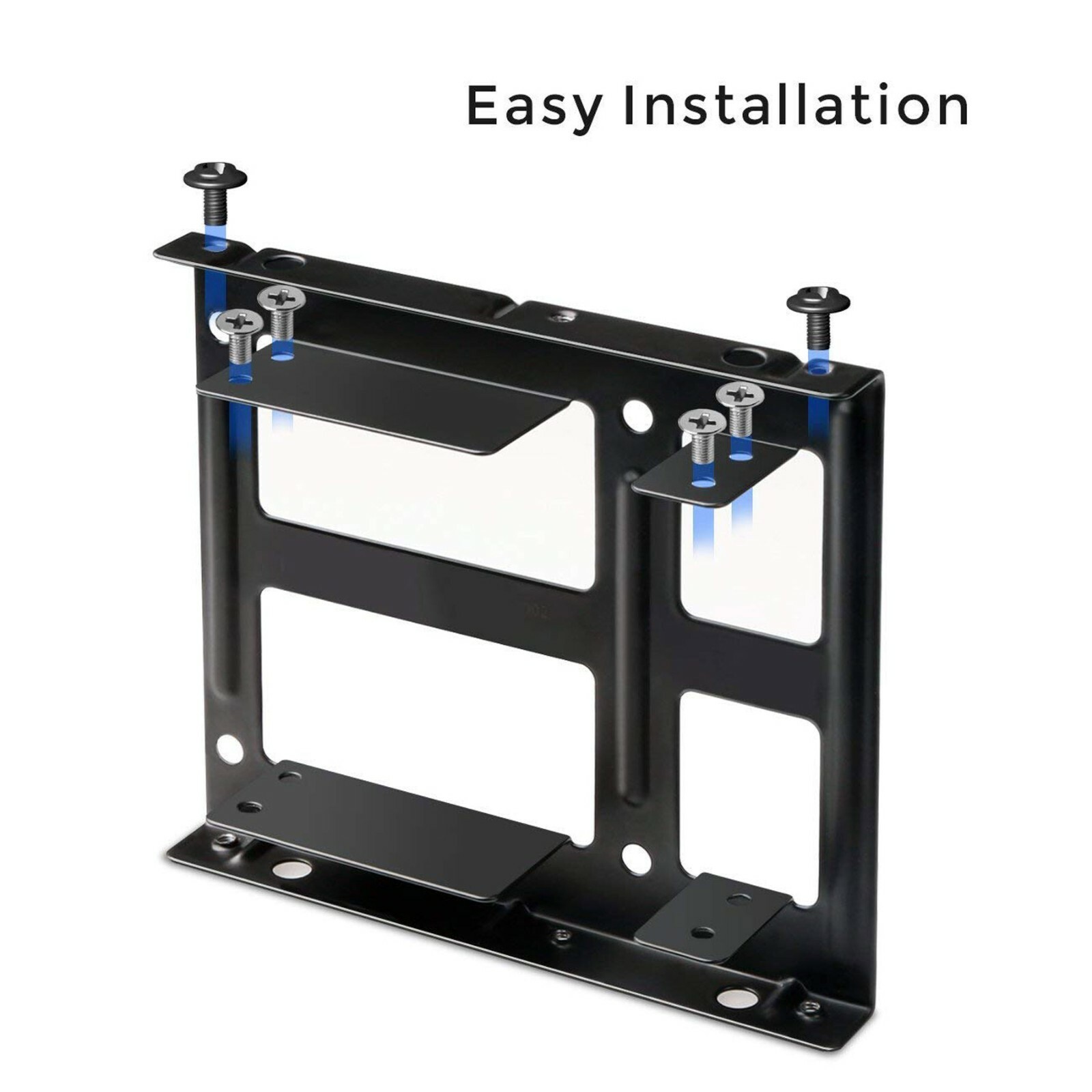 Dual Mounting 2.5″ to 3.5″ Bay SSD Metal Hard Drive HDD Bracket Adapter Dock