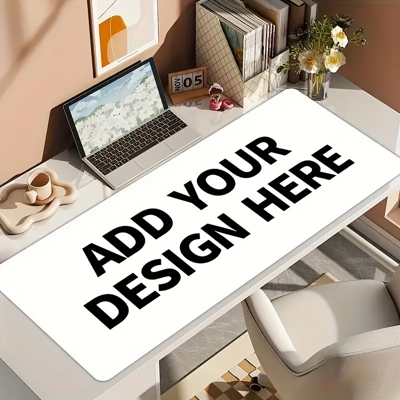 Custom Mouse Pad Personalized Design Desk Mat – Non-Slip Heat-Resistant