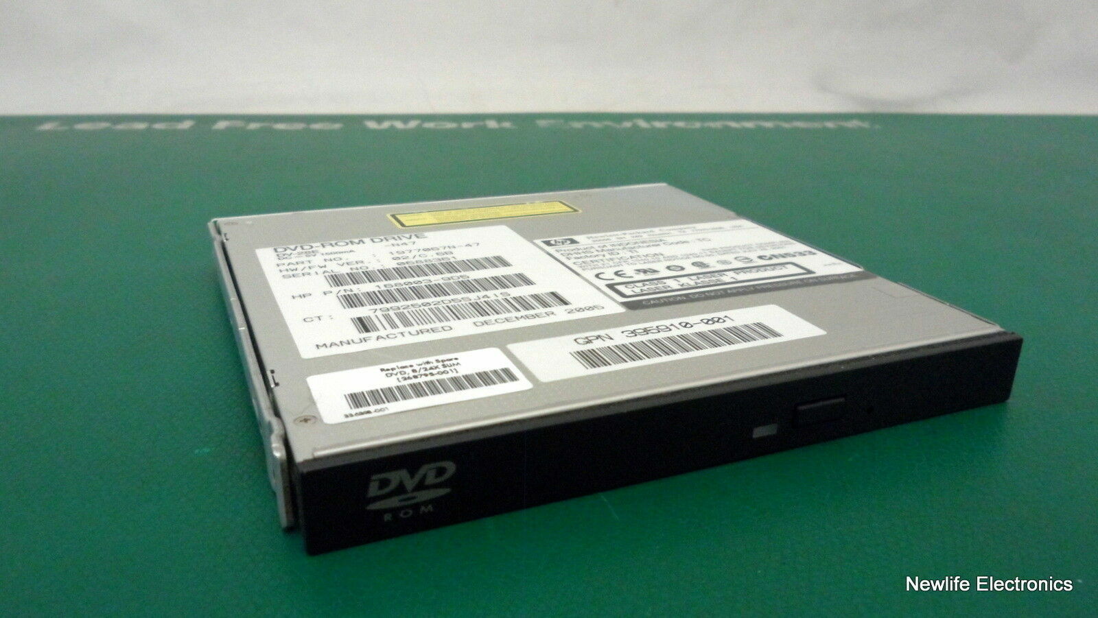 HP 268795-001 IDE Slimline DVD-ROM Drive (8X DVD-ROM, 24X CD-ROM) 168003-9D5