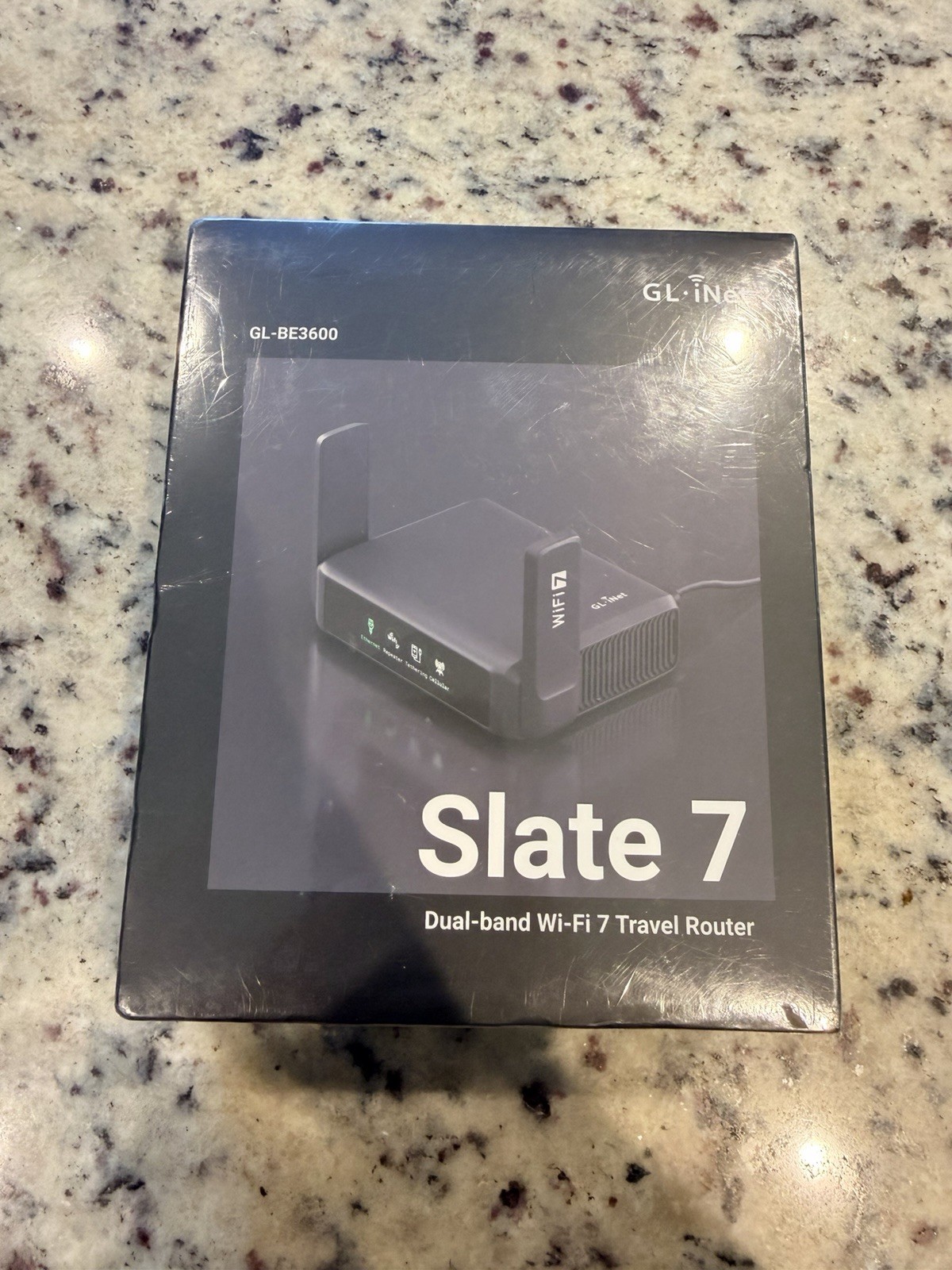 GL.iNet GL-BE3600 (Slate 7) Portable Travel Router, Pocket Dual-Band Wi-Fi New