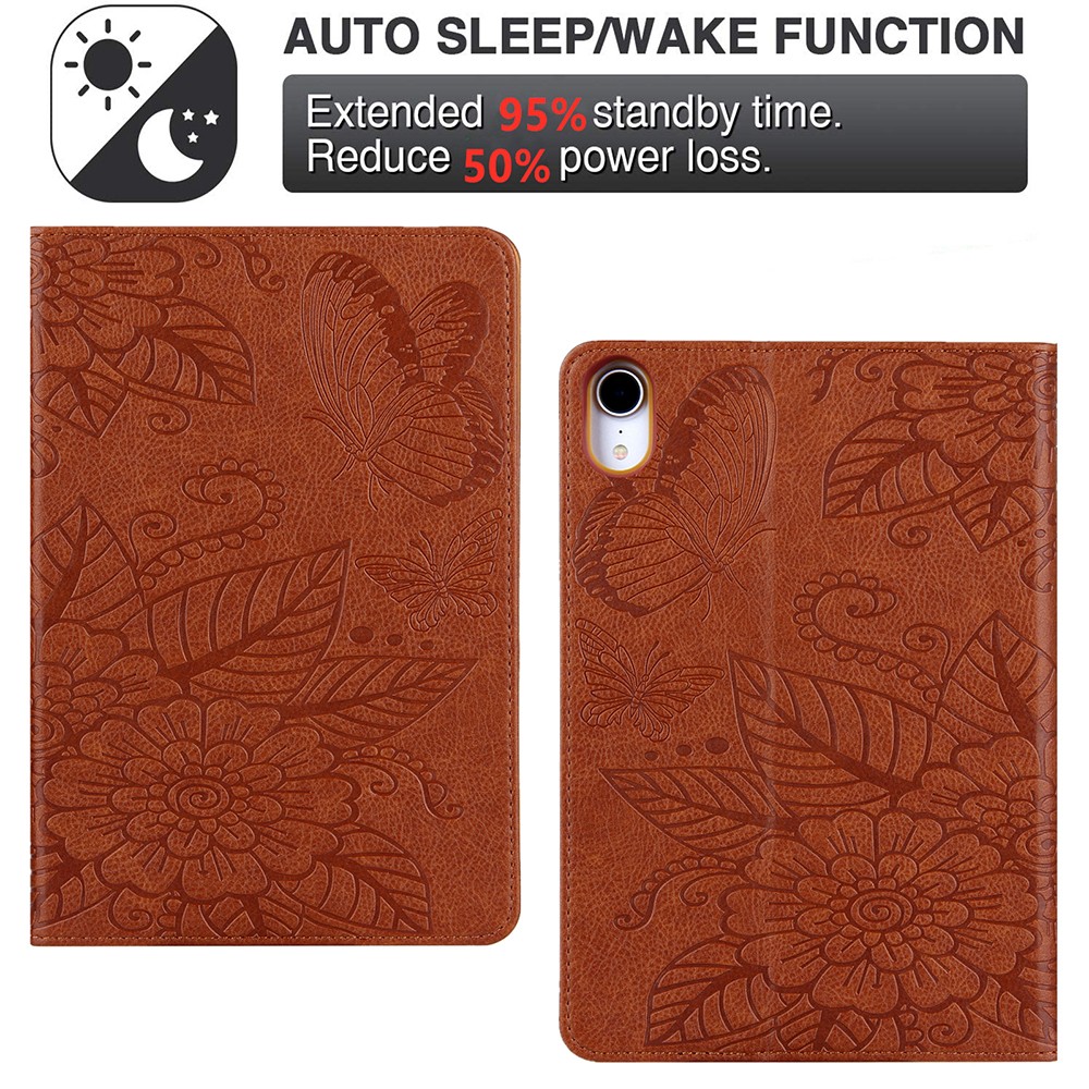 Shockproof Leather Case for iPad Mini (A17 Pro) 2024 /Mini 6 8.3 inch Flip Stand