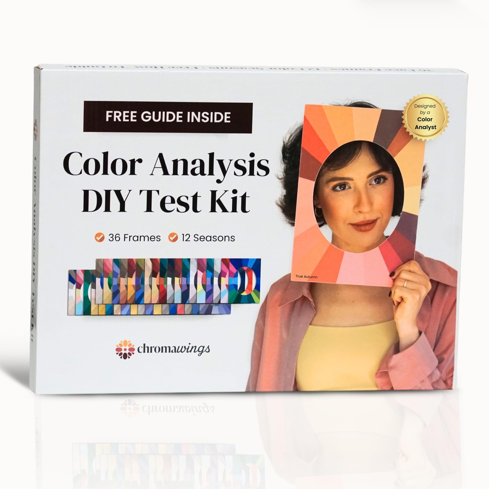 DIY Color Analysis Kit 36 Face Frames & StepbyStep Guide for All Seasons