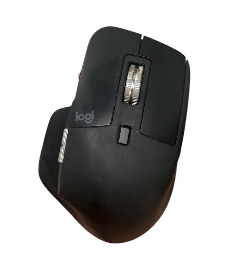 Logitech MX Master 3S bluetooth Wireless Laser Mouse Black READ (no usb dongle)