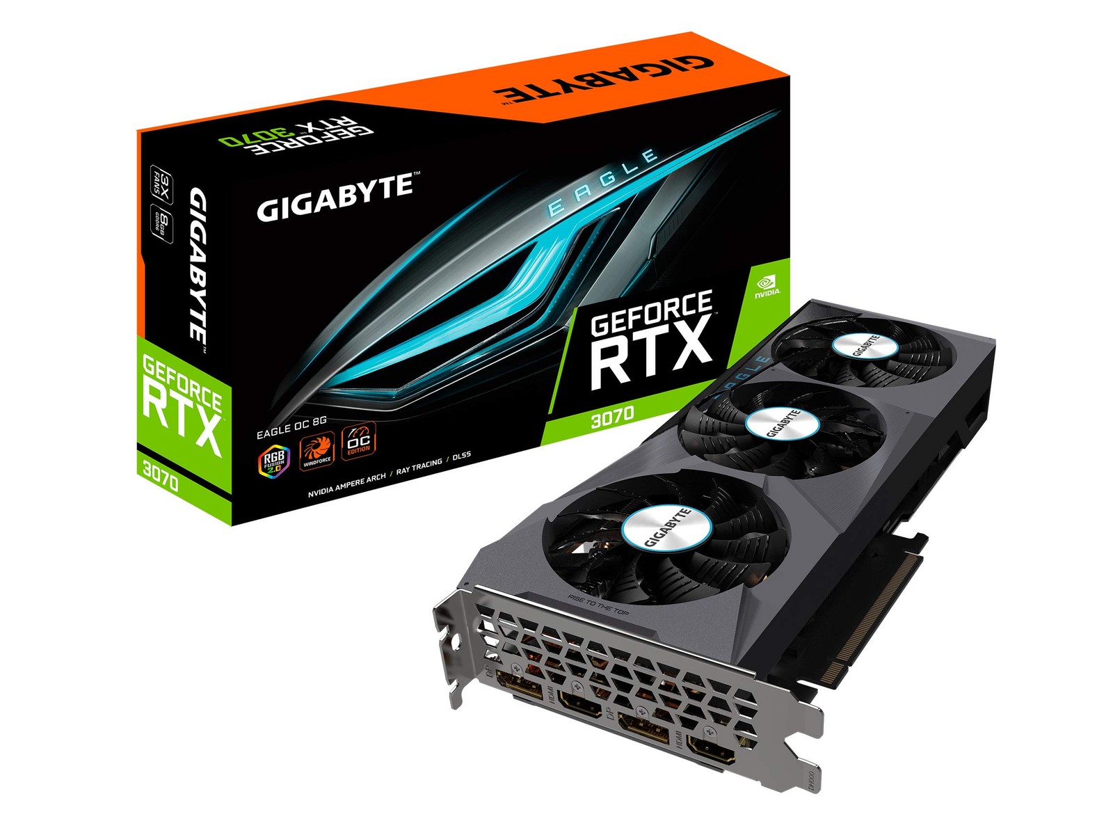 Gigabyte GeForce RTX 3070 Eagle OC 8GB Graphics Card GDDR6 (GV-N3070EAGLE