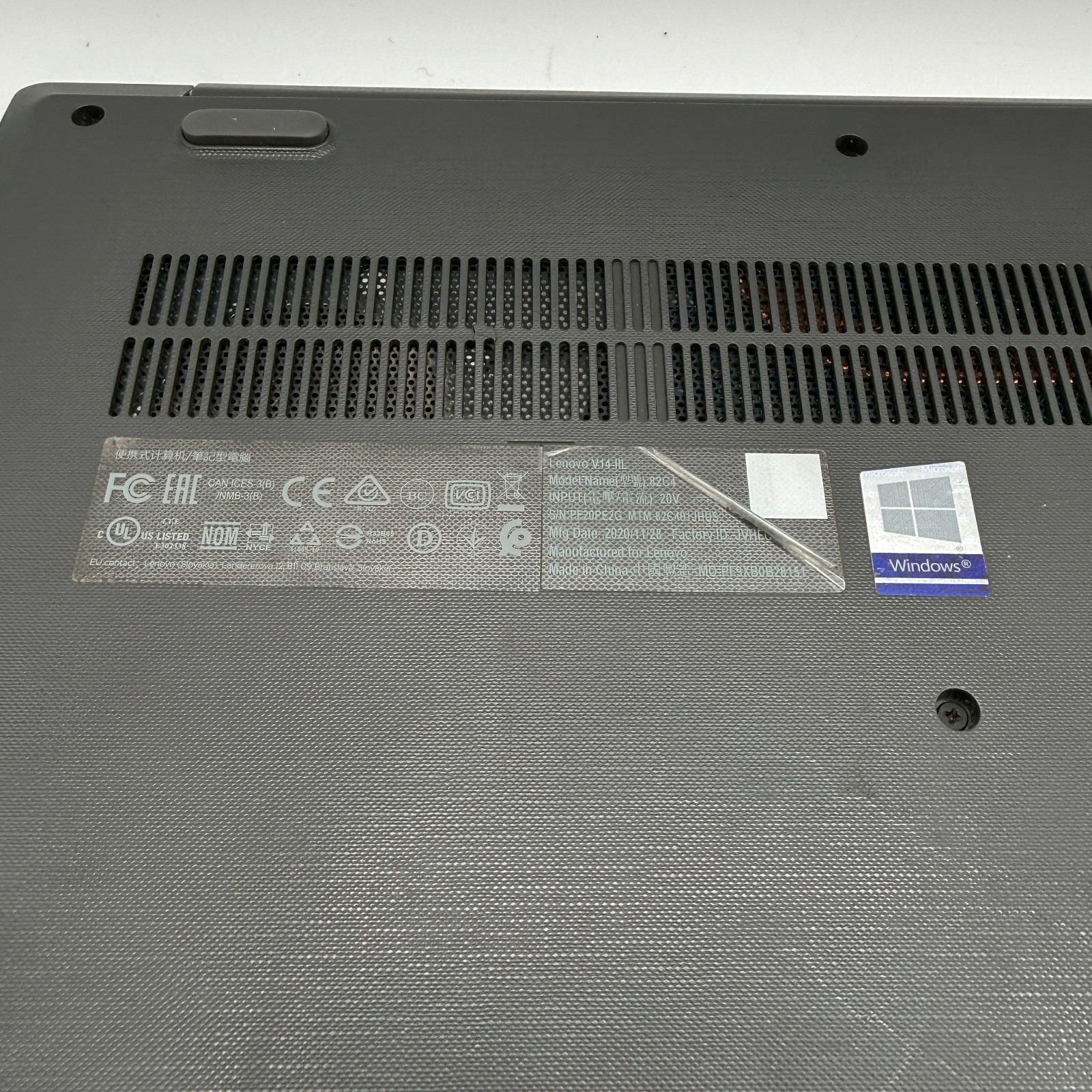 Lenovo V14-IIL 14″ i5-1035G1 12GB 256GB SSD Win11 Pro Black Laptop – Fair
