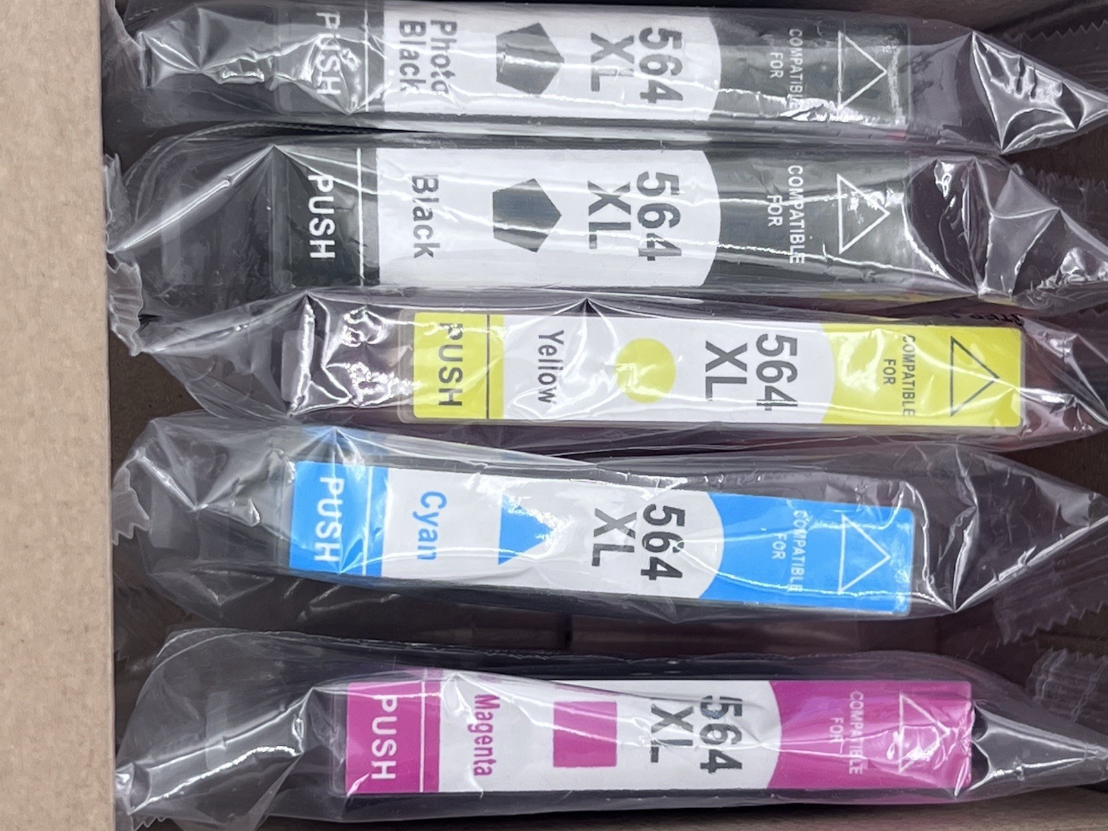 5pk 564 W/Chip For HP 564XL 564 XL Ink Cartridge Printer Black/Color Combo Set