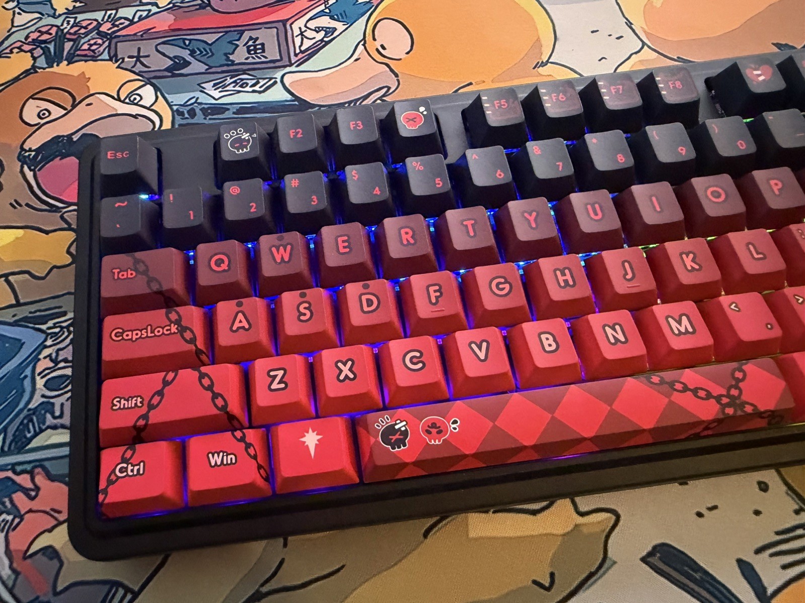 Custom Wireless 75% Mechanical Keyboard | Redragon K673 | Lubed Tactile Switch