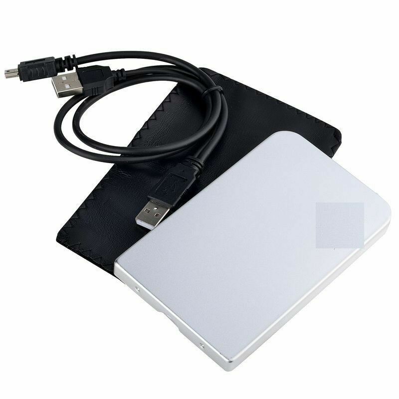 CableVantage 2.5″ Inch Sata USB 2.0 Hard Drive HDD Enclosure Black Blue Silver