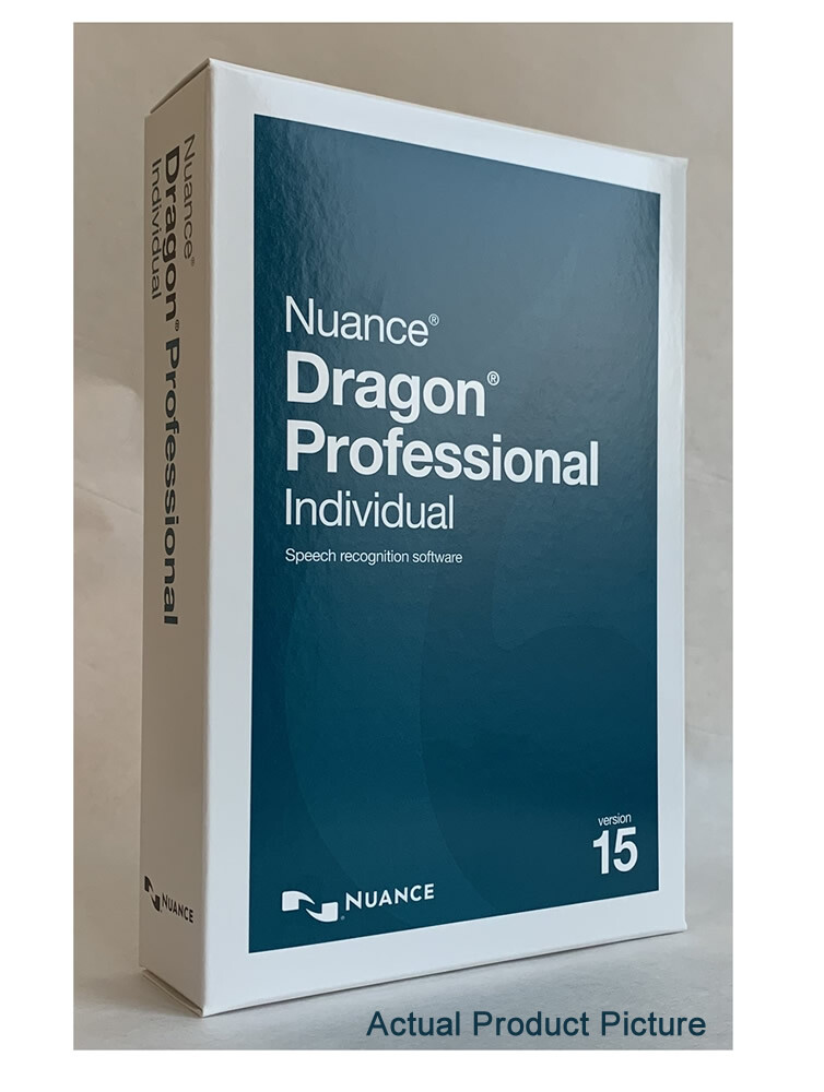 Nuance Dragon Professional Individual 15 – New Retail Box, K809A-G00-15.0