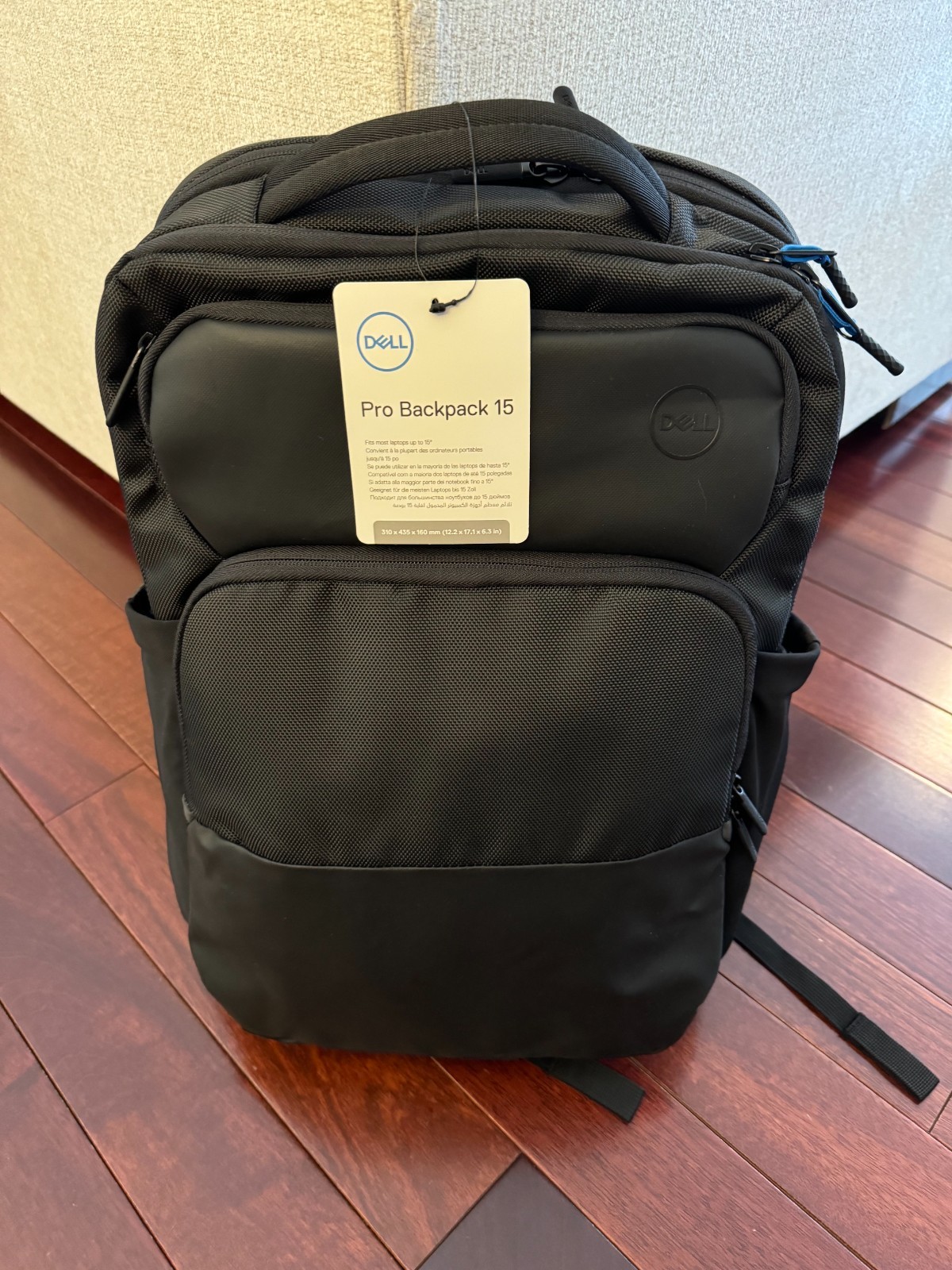 Dell Pro Backpack 15 – Slim Laptop Bag Fits 15.6″ – Water‑Resistant EcoLoop