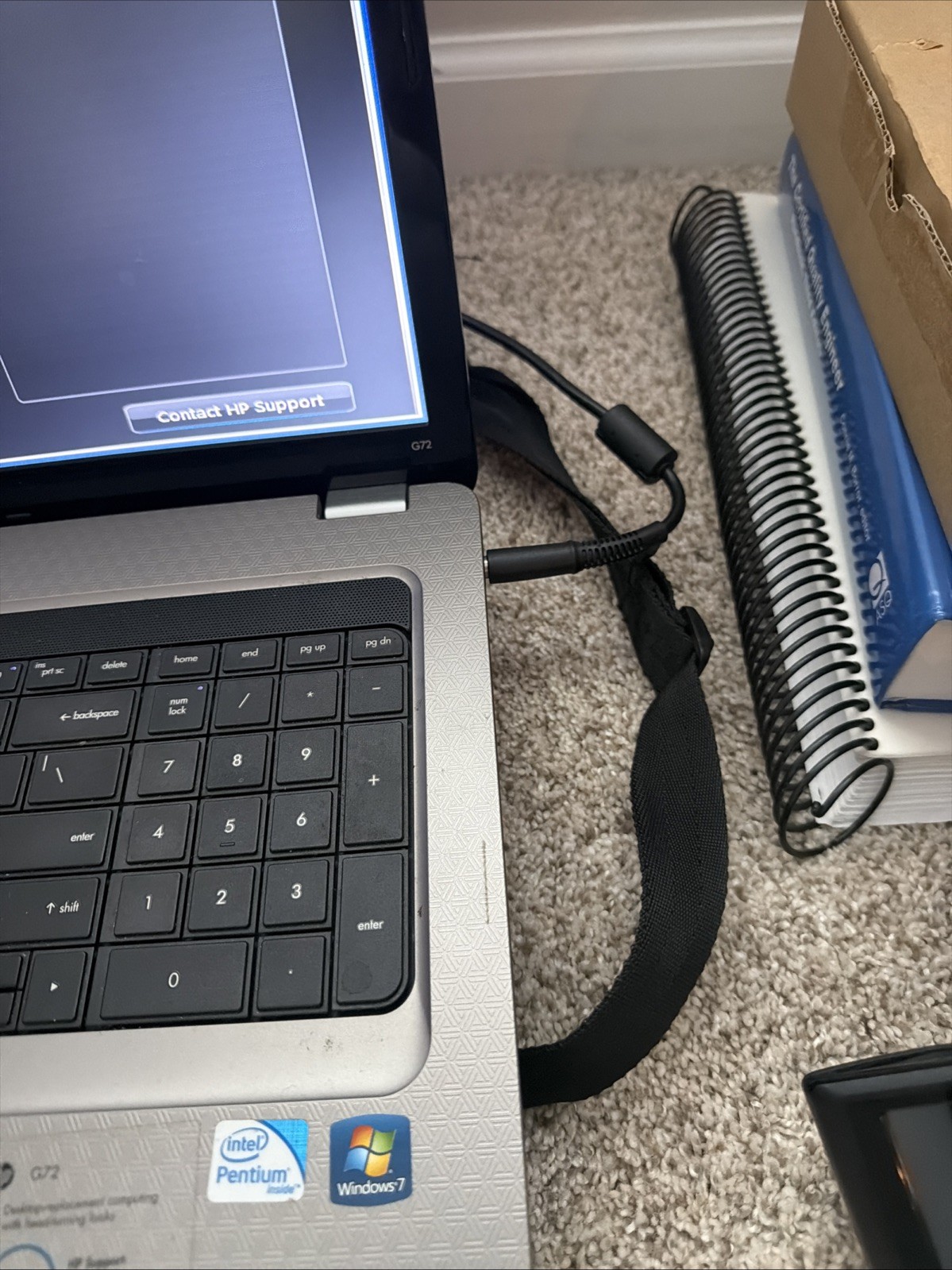 HP G72 Intel Core i3 Windows 7 17.3″ Laptop Unit Only No HDD