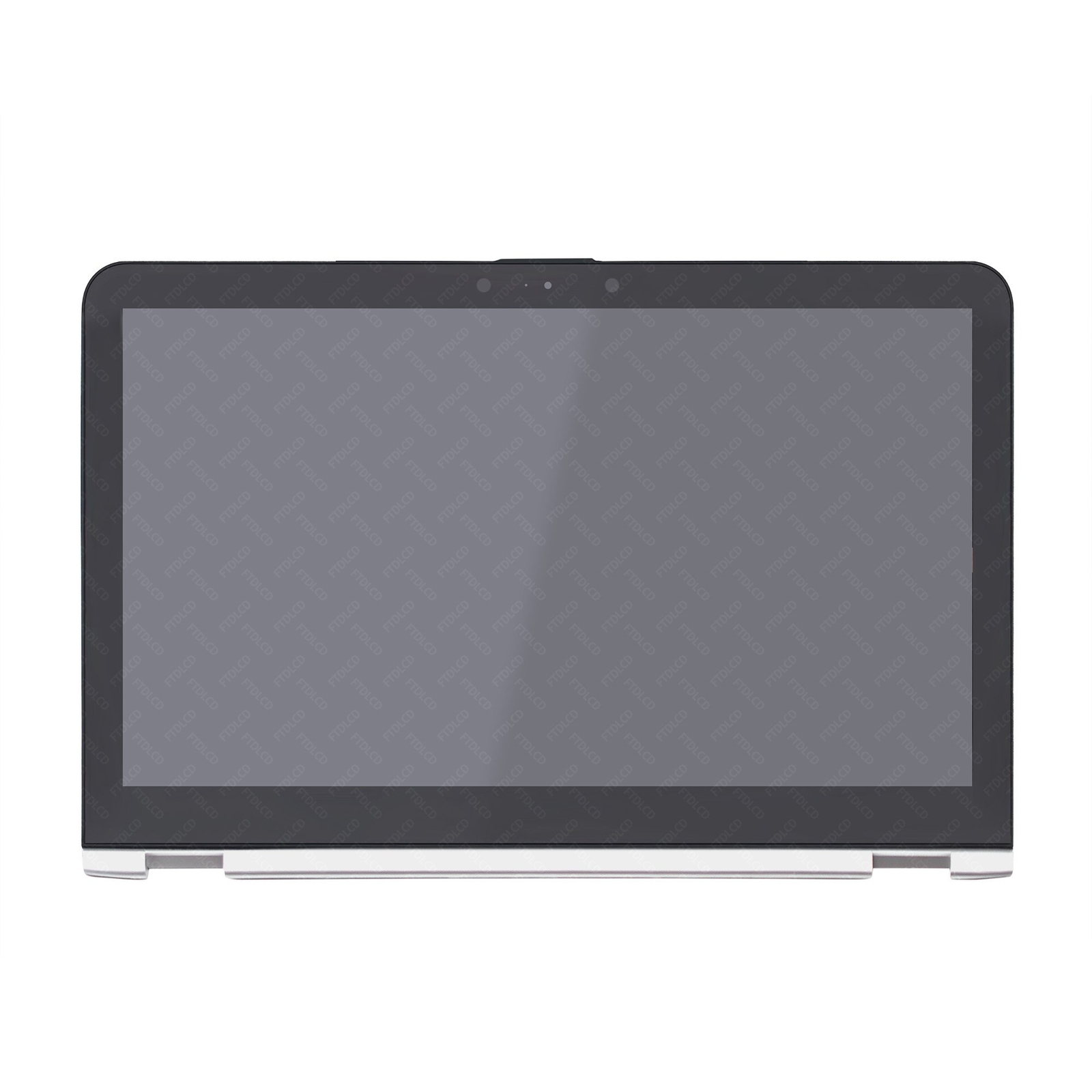 For HP Envy x360 M6-AQ105DX 15.6″ LCD Touch Screen Assembly + Silver Bezel 1080P