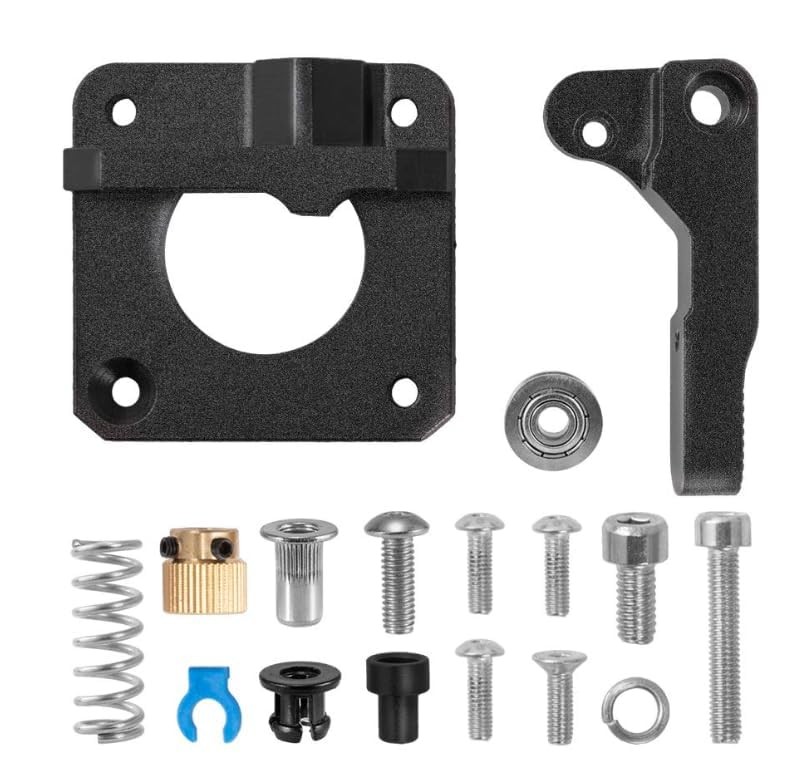 Upgraded Ender 3 Metal Extruder Frame, Aluminum Black Bowden