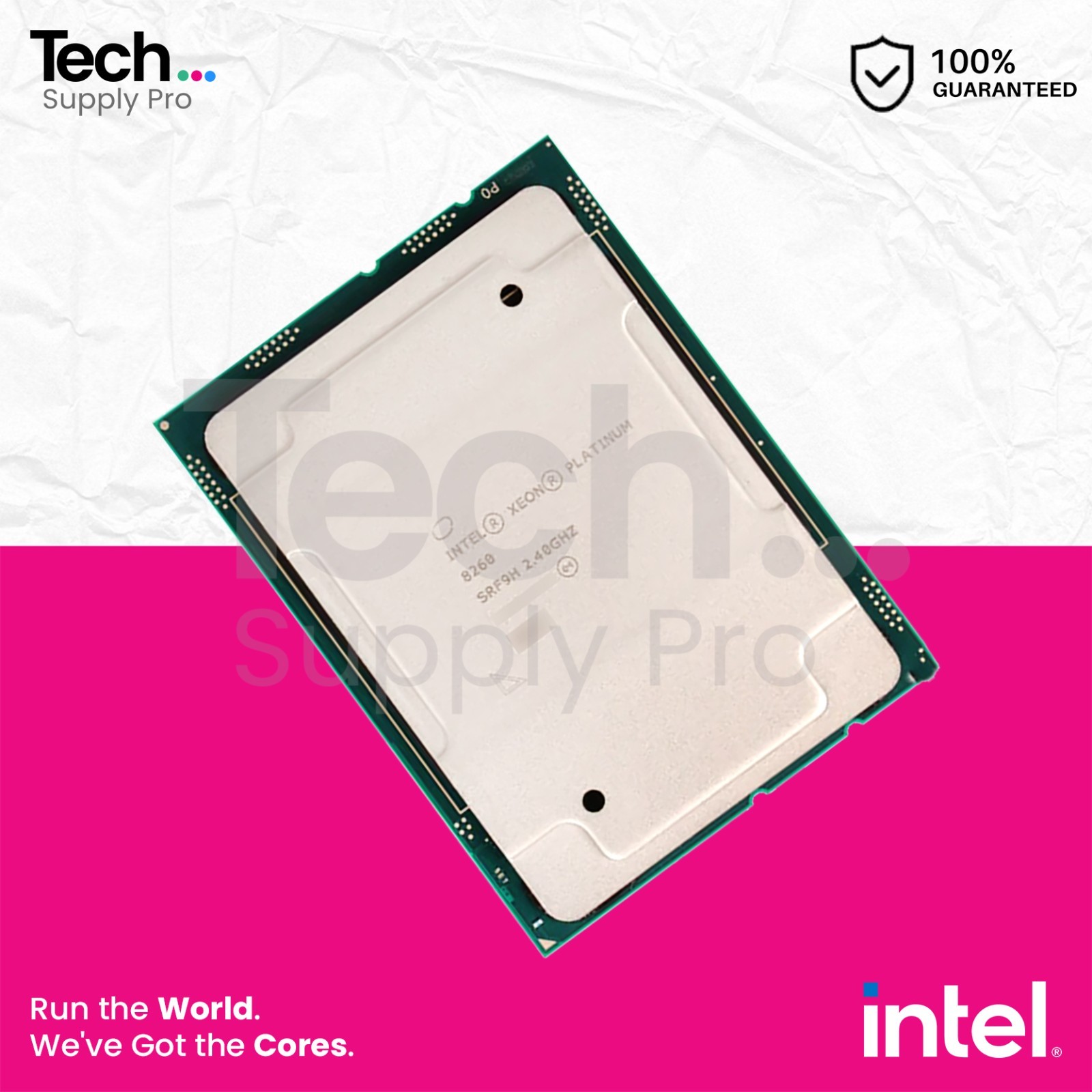 SRF9H Intel Xeon Platinum 8260 24-Core 2.40GHz 35.75MB 165W FCLGA3647 Processor