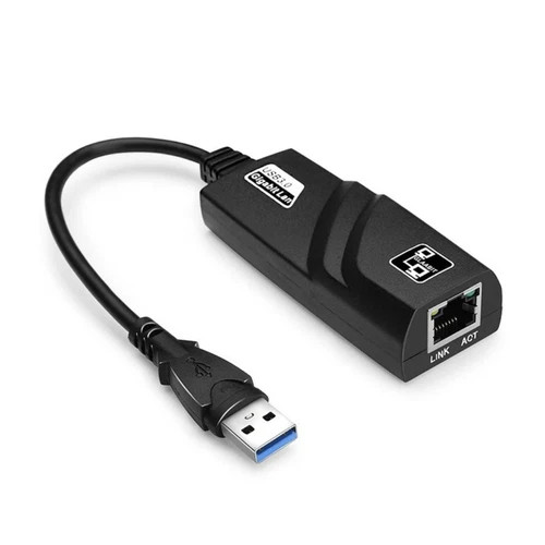 USB 3.0 Gigabit Ethernet LAN RJ45 1000Mbps Network Adapter For Windows PC Mac
