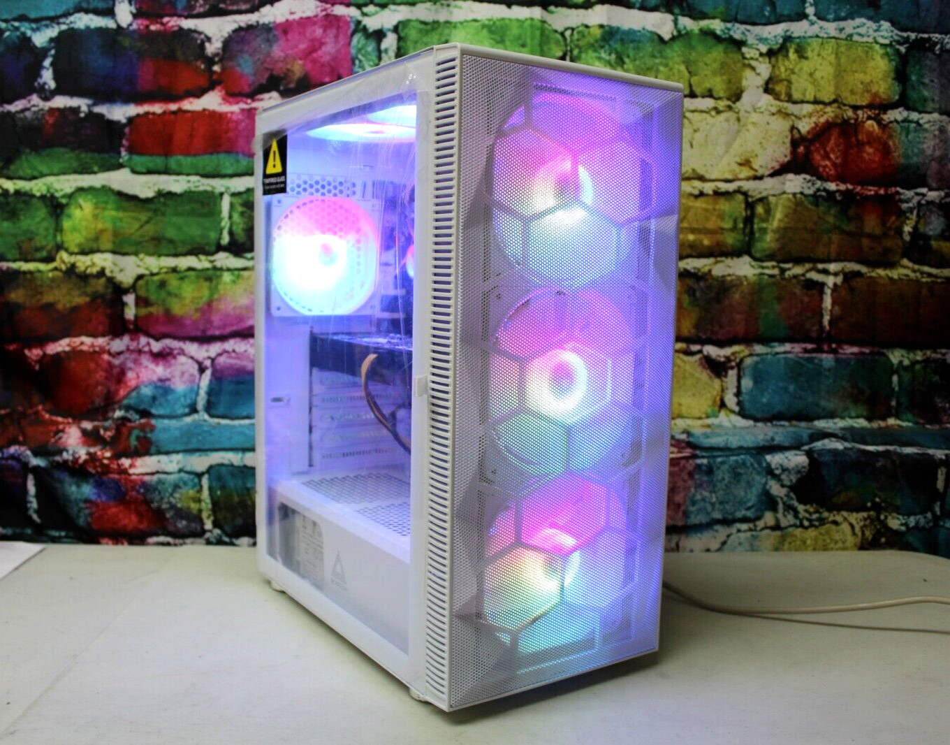 Custom LED Gaming Desktop PC Intel Core i7 3.40 Quad 16 GB SSD Nvidia 1660 Super