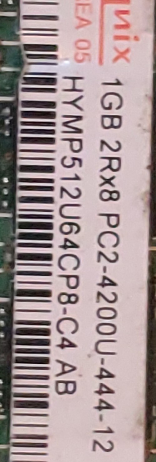 6 x Assorted PC2 Memory Modules 5.5GB Total