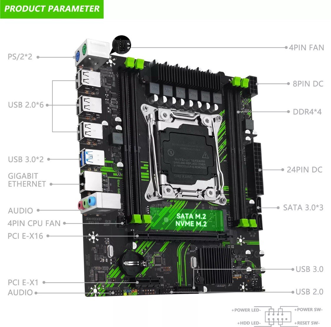 12-Cores 24-Threads CPU Motherboard Combo, 2.9GHz, 32 GB RAM,M.2 NVME Win 11-Pro