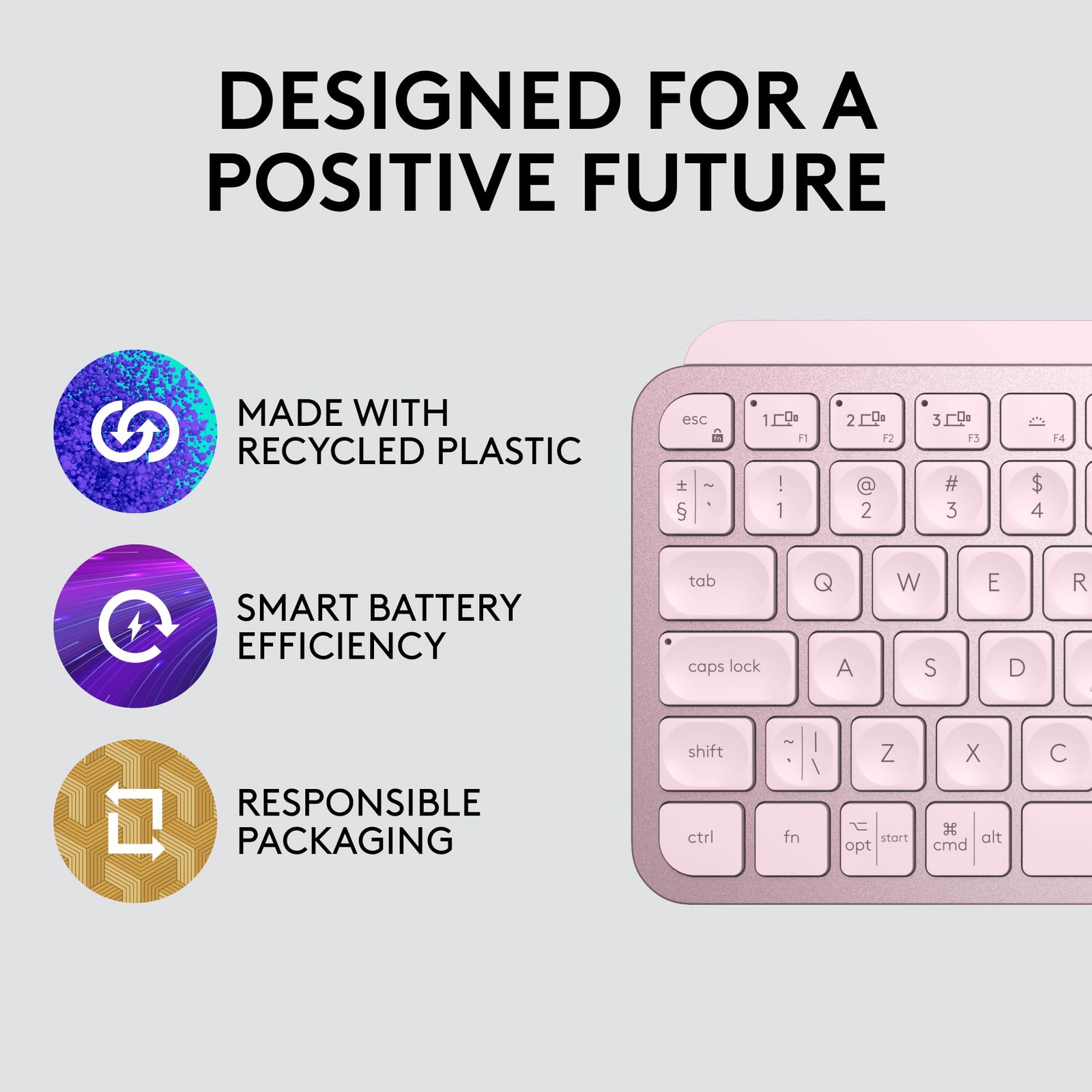 Logitech – MX Keys Mini TKL Wireless Bluetooth Scissor Keyboard with Backlit