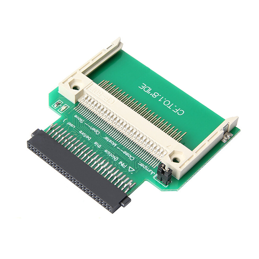 2x CF Compact Flash Memory Card To 50pin 1.8″ IDE Hard Drive For SSD Adapter USA
