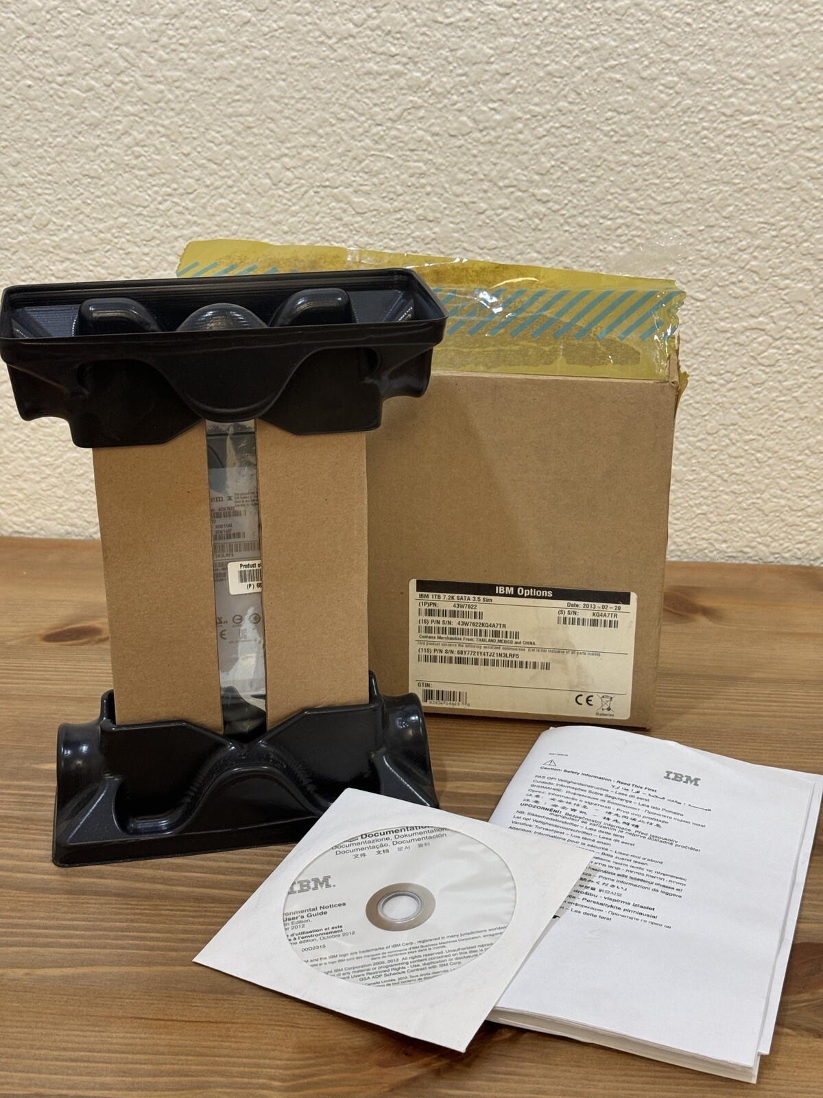 IBM 43W7622 1TB 7200 RPM SATA 3.0Gb/s 3.5″ Swap Hard Disk, NEW