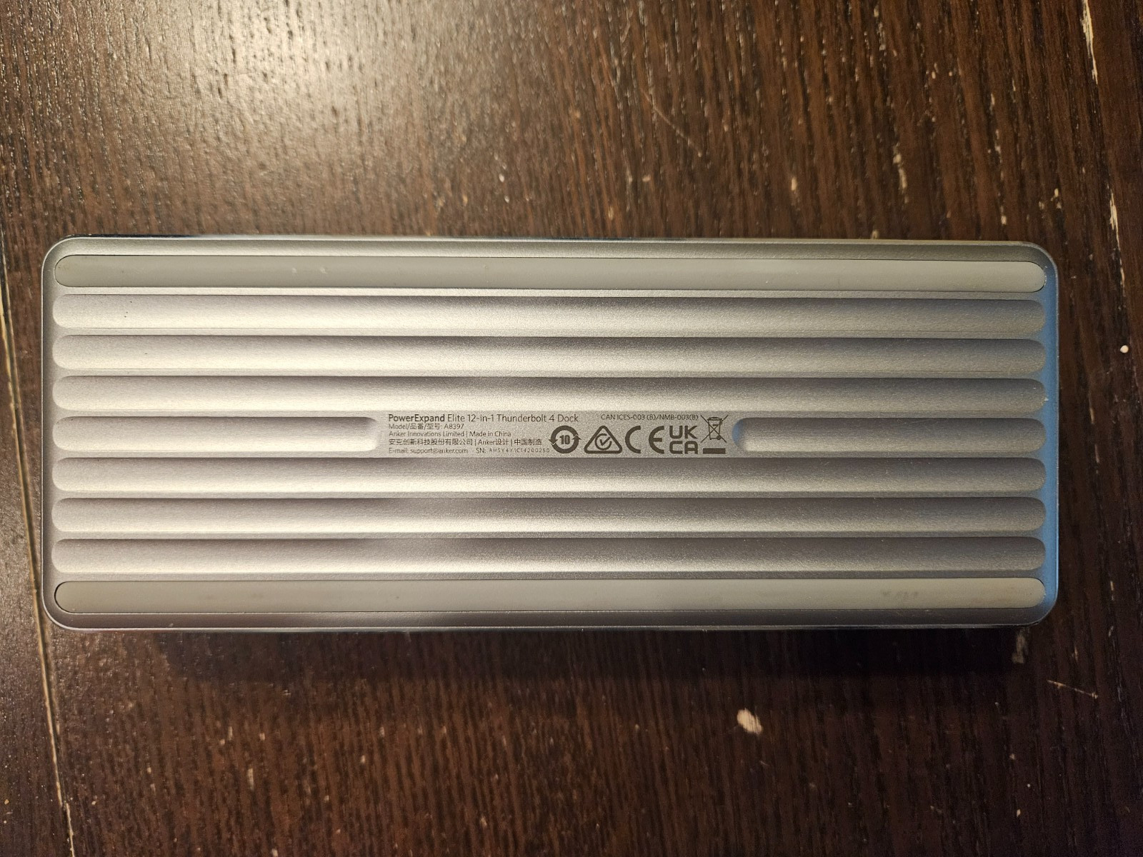 Anker A8397 Elite 12in1 Thunderbolt 4 Dock with A/C cord
