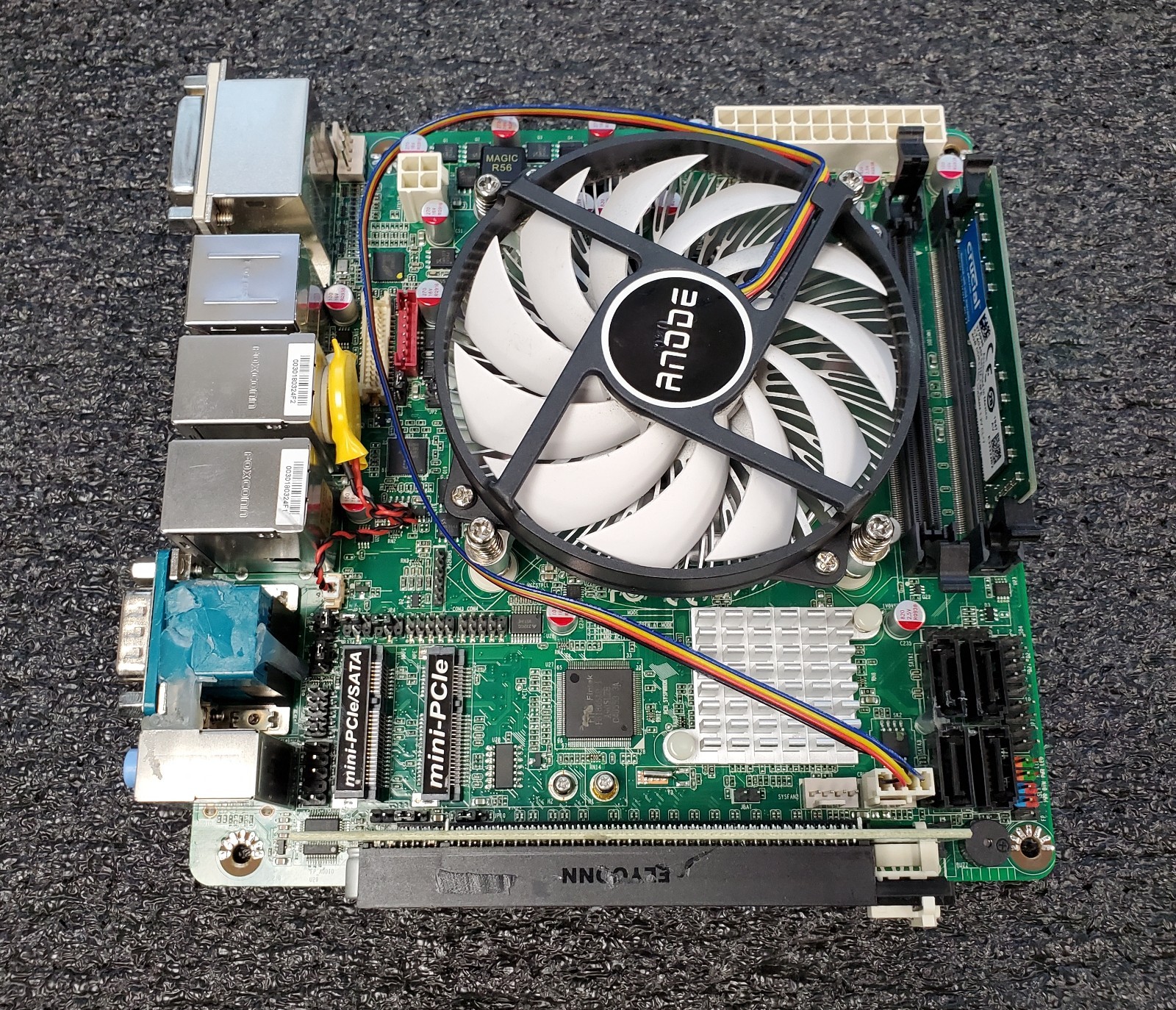 Jetway NF594-Q170 mini-ITX Motherboard w/ Intel Core i7-7700T 4GB RAM ~Read