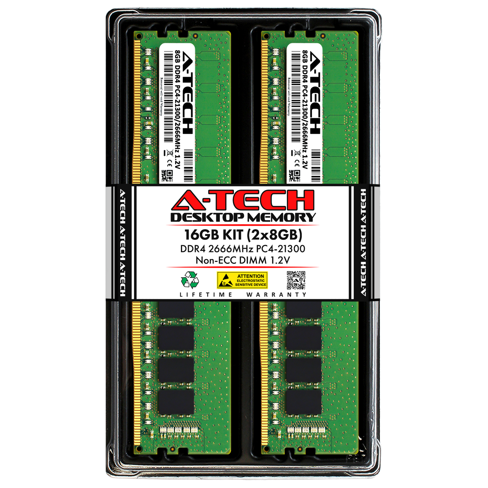 16GB 2x8GB DDR4-2666 MSI B250 PC MATE B350 TOMAHAWK B450 TOMAHAWK MAX Memory RAM