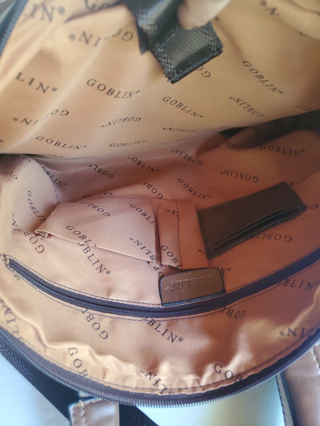 Goblin Plutus Leather Office / Laptop Bag 16in Wide x 11.5 Very Clean