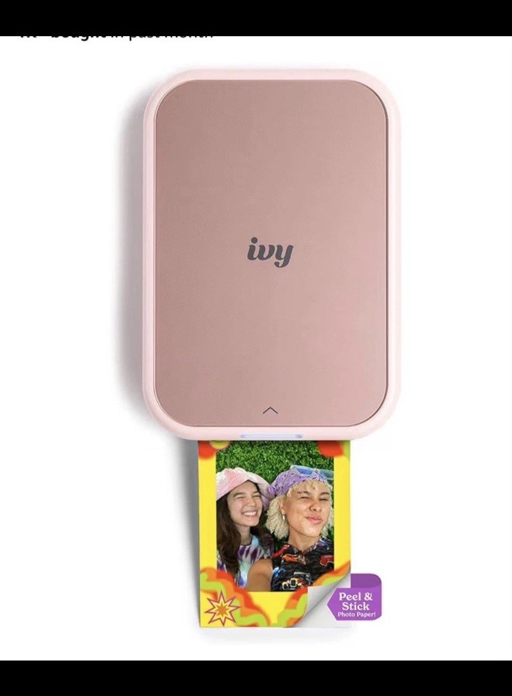 Canon Ivy Zink Mobile Color Photo Printer Pink, 2×3 in Supported Paper Size