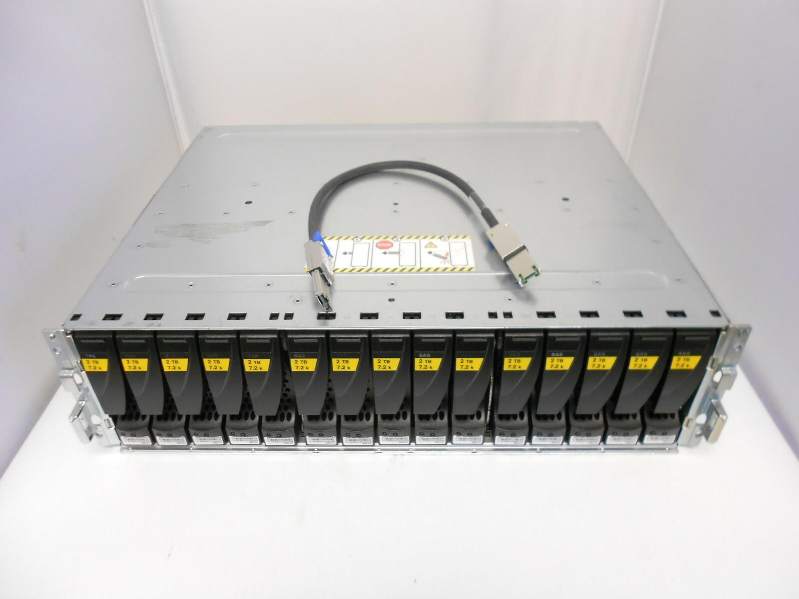 EMC Expansion Array Jbod Disk Array Shelf W/ 15x SAS SATA Trays Dell HP 6GB CHIA