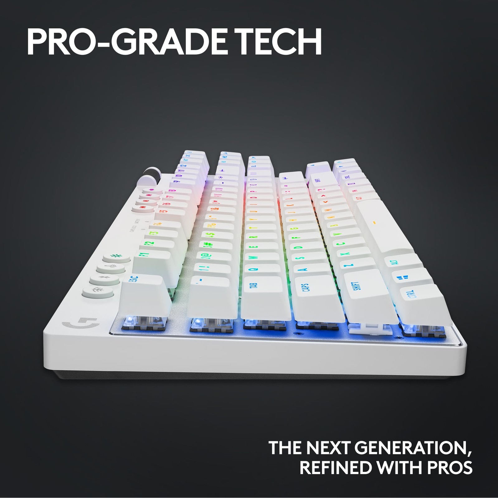 Logitech G PRO X TKL LIGHTSPEED Wireless Gaming Keyboard – White