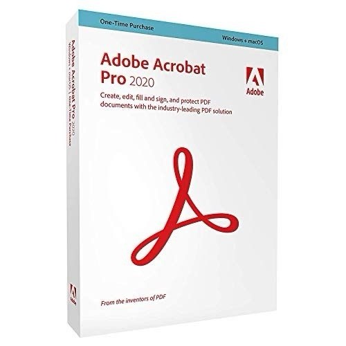 Adobe Acrobat Pro 2020 (Lifetime License / Global) 24/7 Support / Supports DE