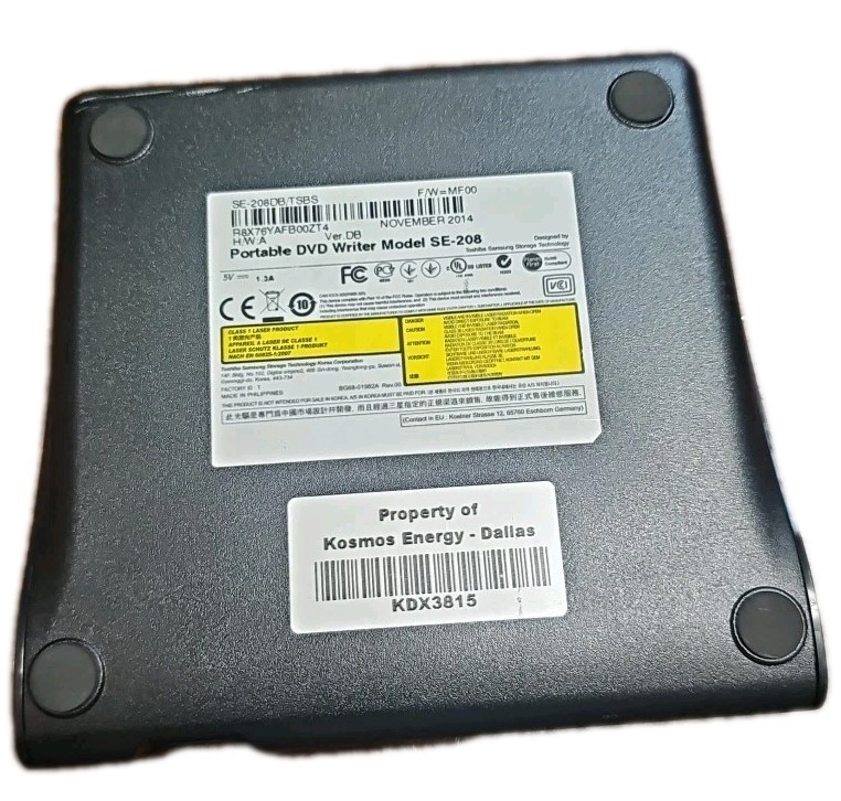 Samsung SE-208DB TSBS External Slim Portable DVD Writer SE-208 Unit Only