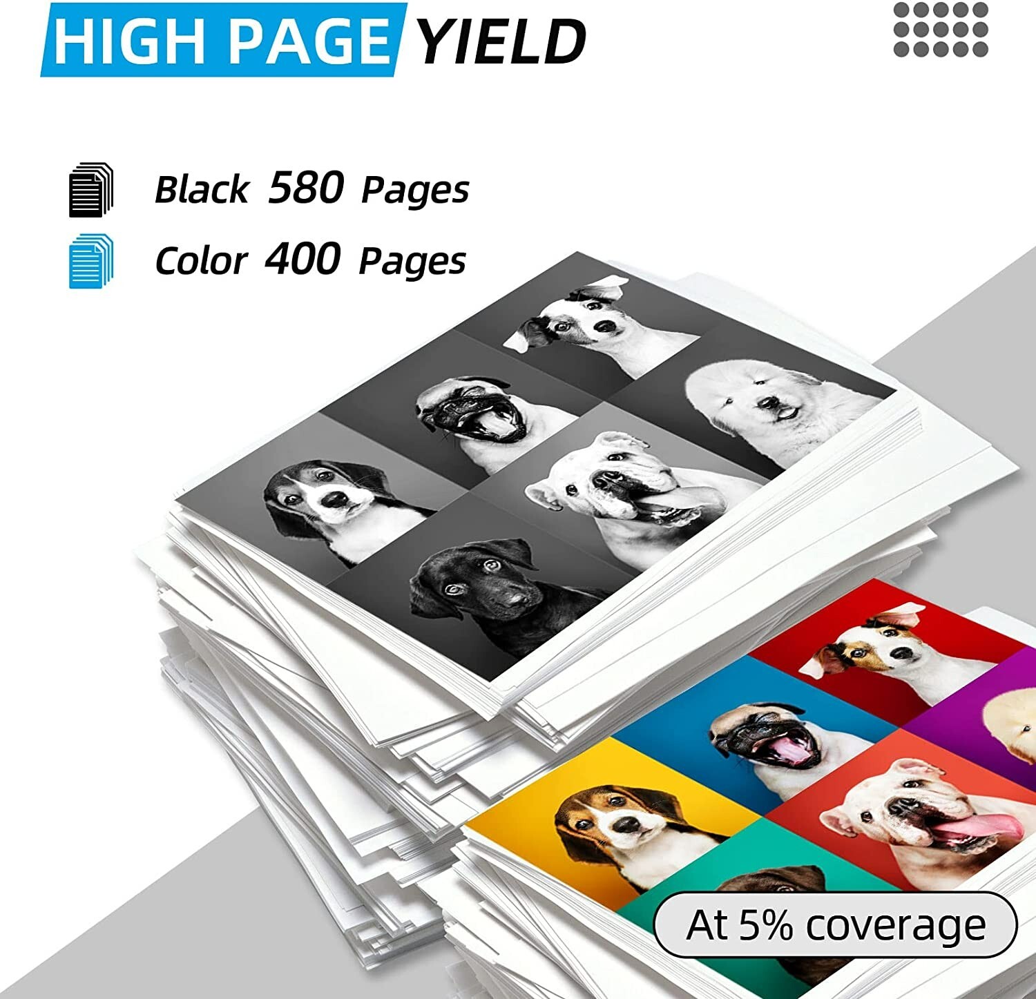 2pk Black Ink Cartridges Compatible For HP 63XL HP Deskjet 2130 3630 3632 3634