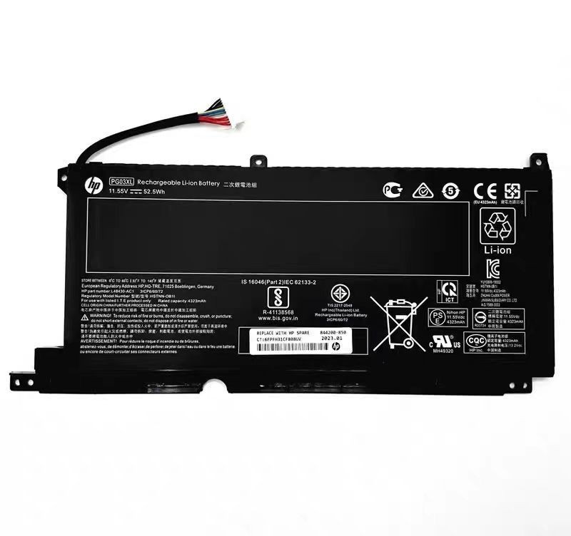 Genuine 52.5Wh PG03XL Battery For HP Pavilion Gaming 15-DK HSTNN-OB1I L48430-AC1
