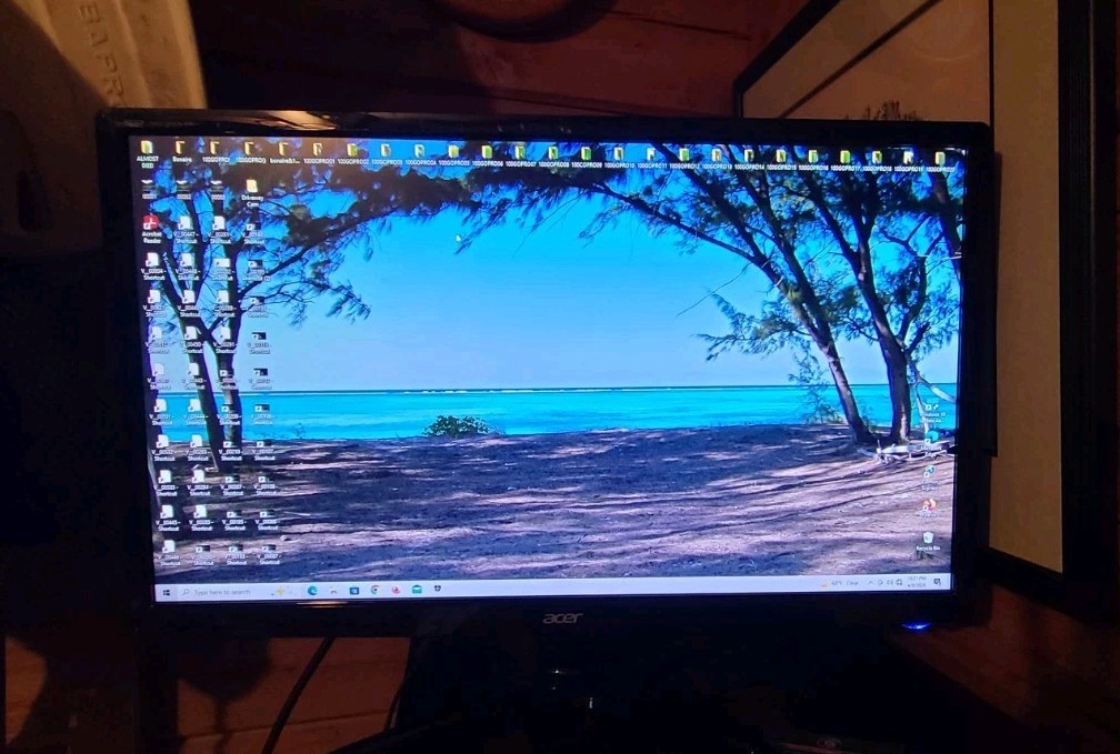 Acer G246HL 24″ Widescreen LED LCD Monitor 1080p 60Hz – Tested/Working W/Stand