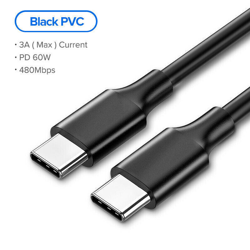 EVICIV 20AWG Type C to USB C Cable 5V 3A Charging Fast Charger USB 2.0 Data Lead