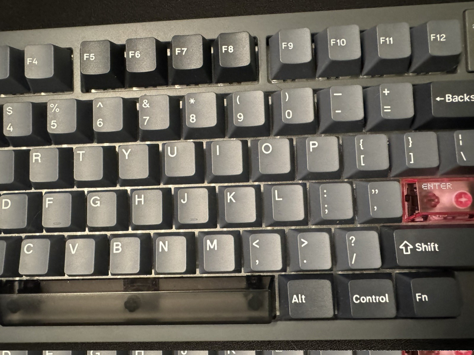 NuPhy WH80 Wireless Magnetic Gaming Keyboard HE 80% Black Open Box Dot Keycaps