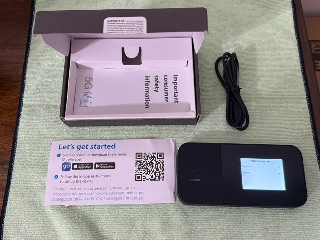 Inseego MiFi X PRO 5G M3000B T-Mobile M3000 Wi-Fi 6 Inseego M3000