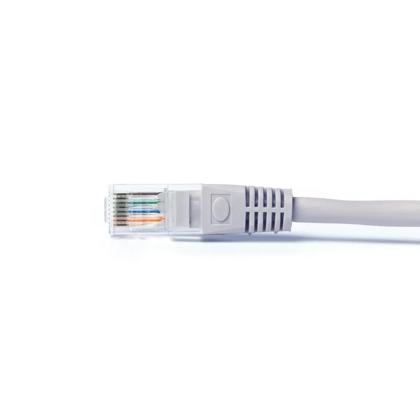 Pack of 10 Cat5e Ethernet Cable 7 ft Gray RJ45 LAN Network Gigabit Patch Cord