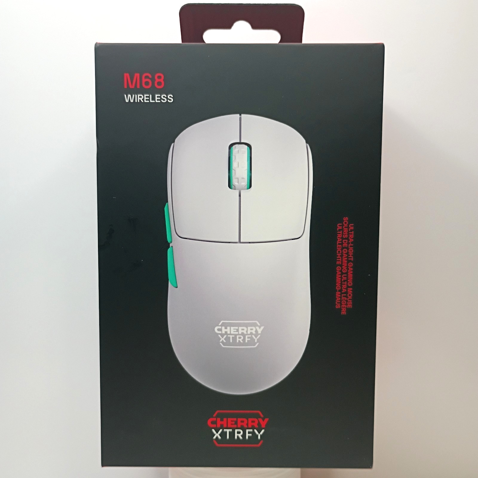 CHERRY XTRFY M68 Ultra-Light Gaming Mouse Wireless – White – BRAND NEW!