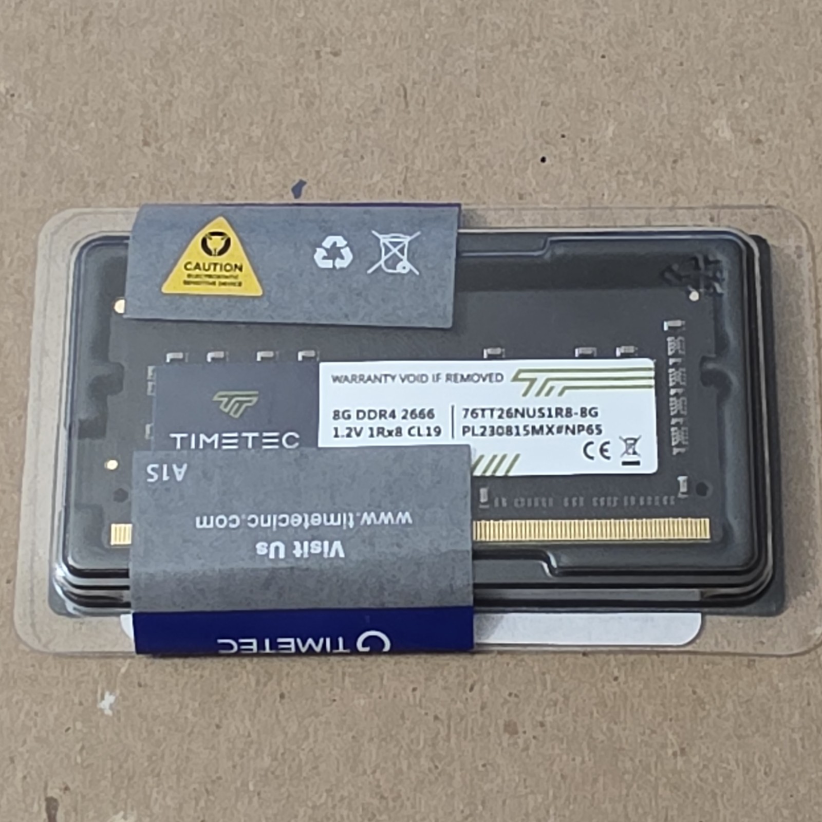 NEW Timetec 8GB DDR4 2666MHz PC4-21300 SO-DIMM Laptop RAM 260-Pin Memory