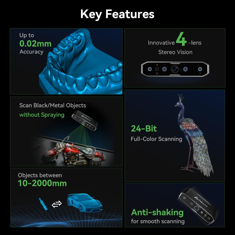 【Refurbished】Creality CR-Scan Otter 3D Scanner Handheld+Scan Bridge