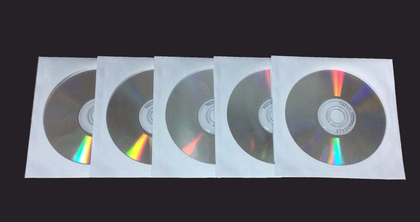 5 pieces Blank DVD+RW DVDRW 4x Silver Shiny Top 4.7GB Rewritable Media Disc