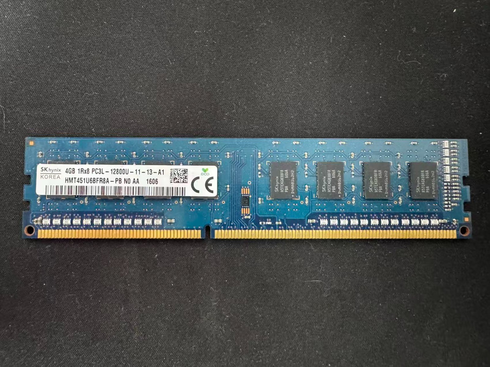 4GB PC3L-12800 (DDR3L-1600) 1Rx8 DDR3 Desktop Memory Major Brand