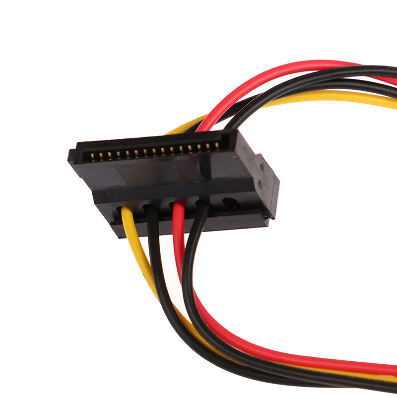 1PC 6 Pin To 2-Port HDD SATA Power Socket Cable Conector For Acer Computer NEW